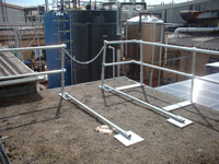 Entrance Gate Freestanding Guardrail